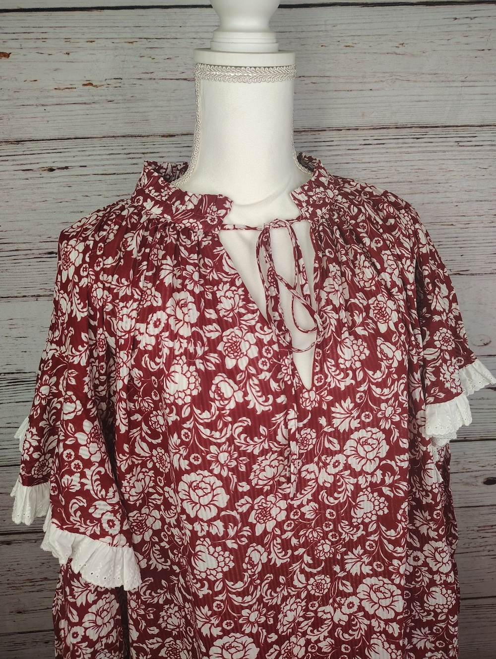 See By Chloe Cotton Voile Peonies Blouse - Picture 3 of 13